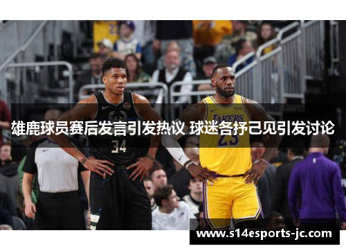 雄鹿球员赛后发言引发热议 球迷各抒己见引发讨论